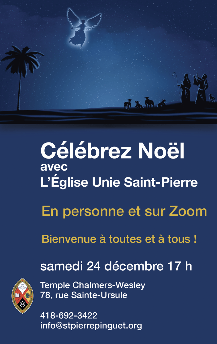 Culte De Noël église Unie St Pierre Et Pinguet